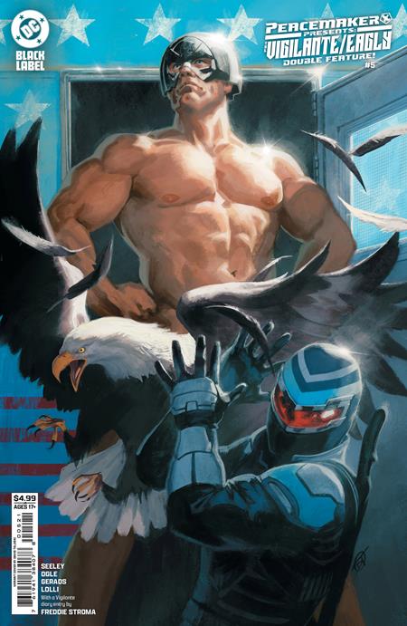 PEACEMAKER PRESENTS THE VIGILANTE EAGLY DOUBLE FEATURE #5 (OF 5) CVR B DAVID TALASKI CARD STOCK VAR