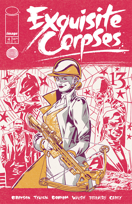 EXQUISITE CORPSES #4 CVR C MICHAEL WALSH POLYBAGGED & PLAYING CARD VAR
