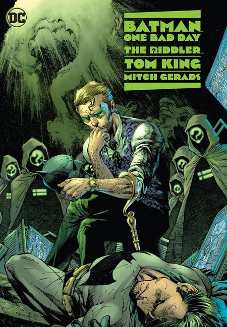 BATMAN DAY 2024 - BATMAN ONE BAD DAY THE RIDDLER HC VARIANT DUST JACKET