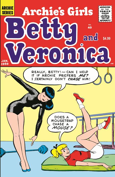 ARCHIE FACSIMILE #8 BETTY AND VERONICA #40 CVR A HARRY LUCEY