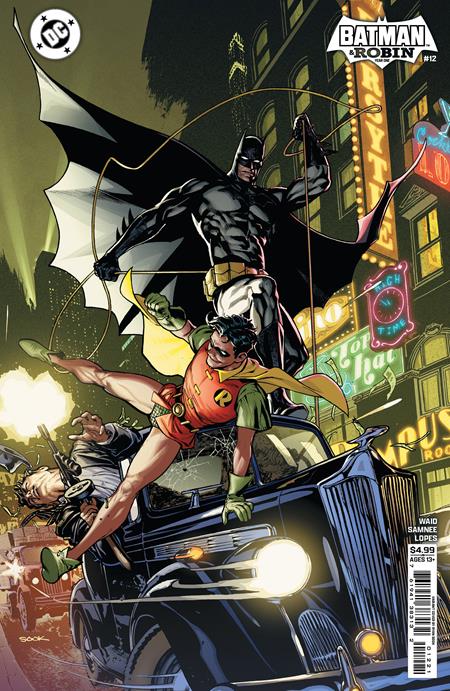 BATMAN & ROBIN YEAR ONE #12 (OF 12) CVR C RYAN SOOK CARD STOCK VAR