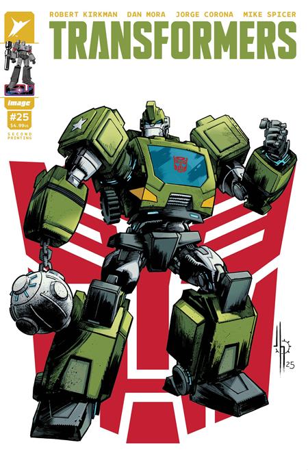 TRANSFORMERS #25 2ND PTG CVR B JASON HOWARD VARIANT