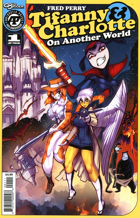 TIFANNY & CHARLOTTE ON ANOTHER WORLD #1 (OF 4) CVR A FRED PERRY Previously Released Through Diamond