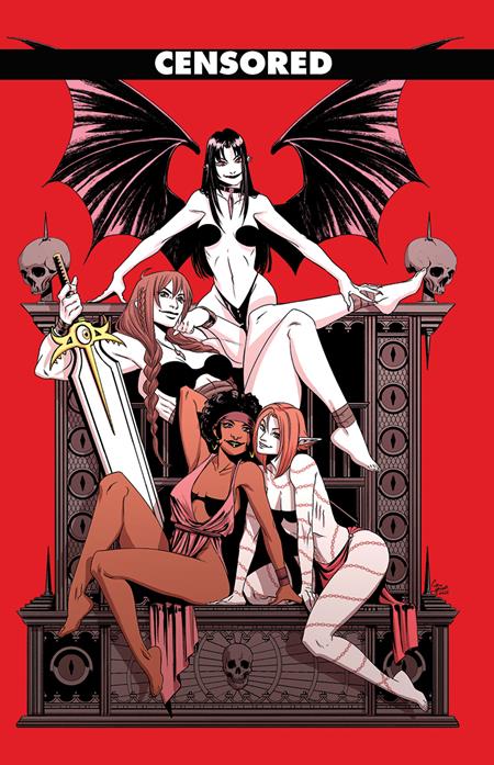 BARBARIC THE BLACK KNIGHT #1 (ONE SHOT) CVR D CORIN HOWELL LILITH CROSSOVER BLACK BAG VAR