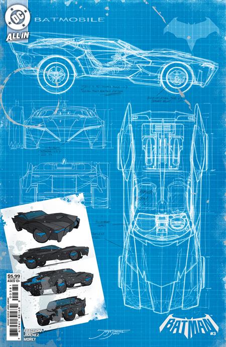 BATMAN #3 CVR E JORGE JIMENEZ BAT-GADGET CARD STOCK VAR