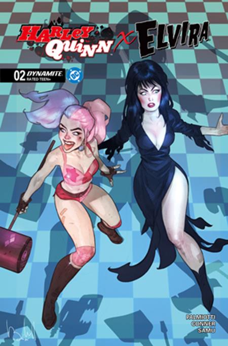HARLEY QUINN X ELVIRA #2 CVR D BEN CALDWELL VAR