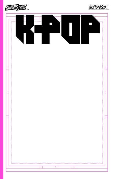 K-POP SKETCHBOOK GLITTER PINK