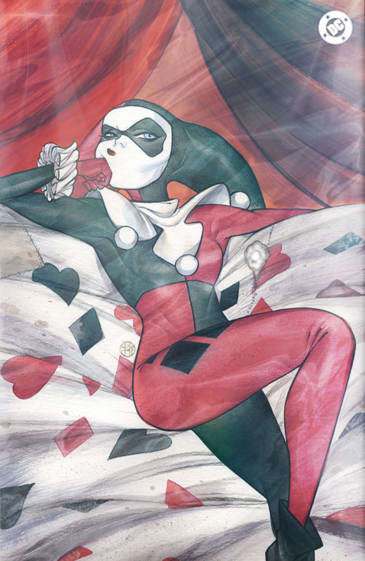 Batman: The Adventures Continue #1 Frankie's Comics Peach Momoko Foil Minimal Trade Dress Variant Arabic Edition Limited to 800 Copies