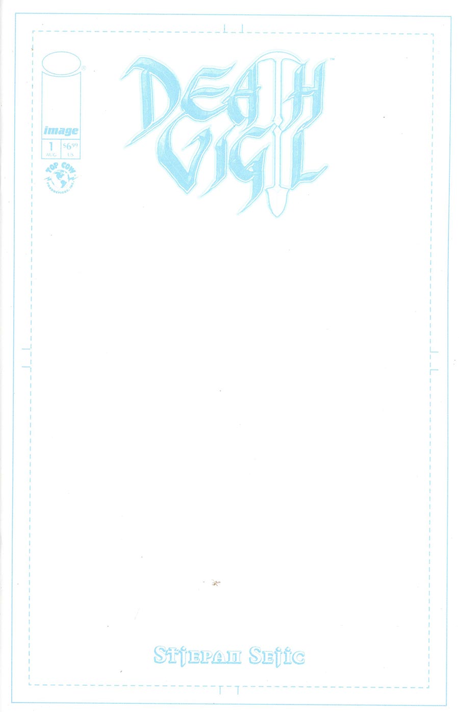 Death Vigil #1 Cover G Blank Variant