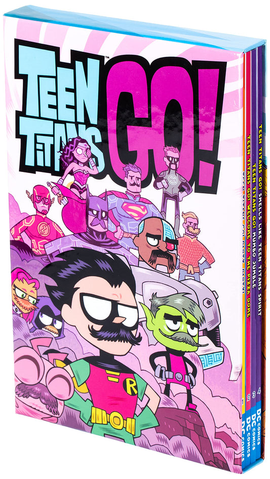 Teen Titans Go! Boxset Set of 4 Books