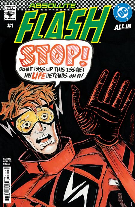 ABSOLUTE FLASH #1 CVR I INC 1:25 JEFF LEMIRE VAR English (Middle east limited print)