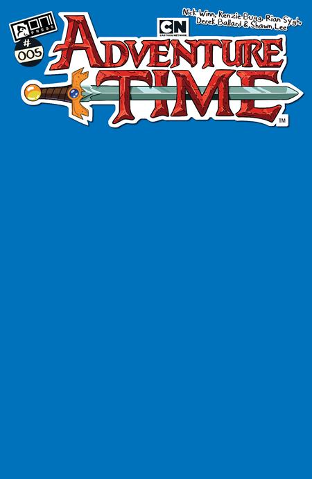 ADVENTURE TIME (2025) #5 CVR C ICE KING BLUE BLANK SKETCH