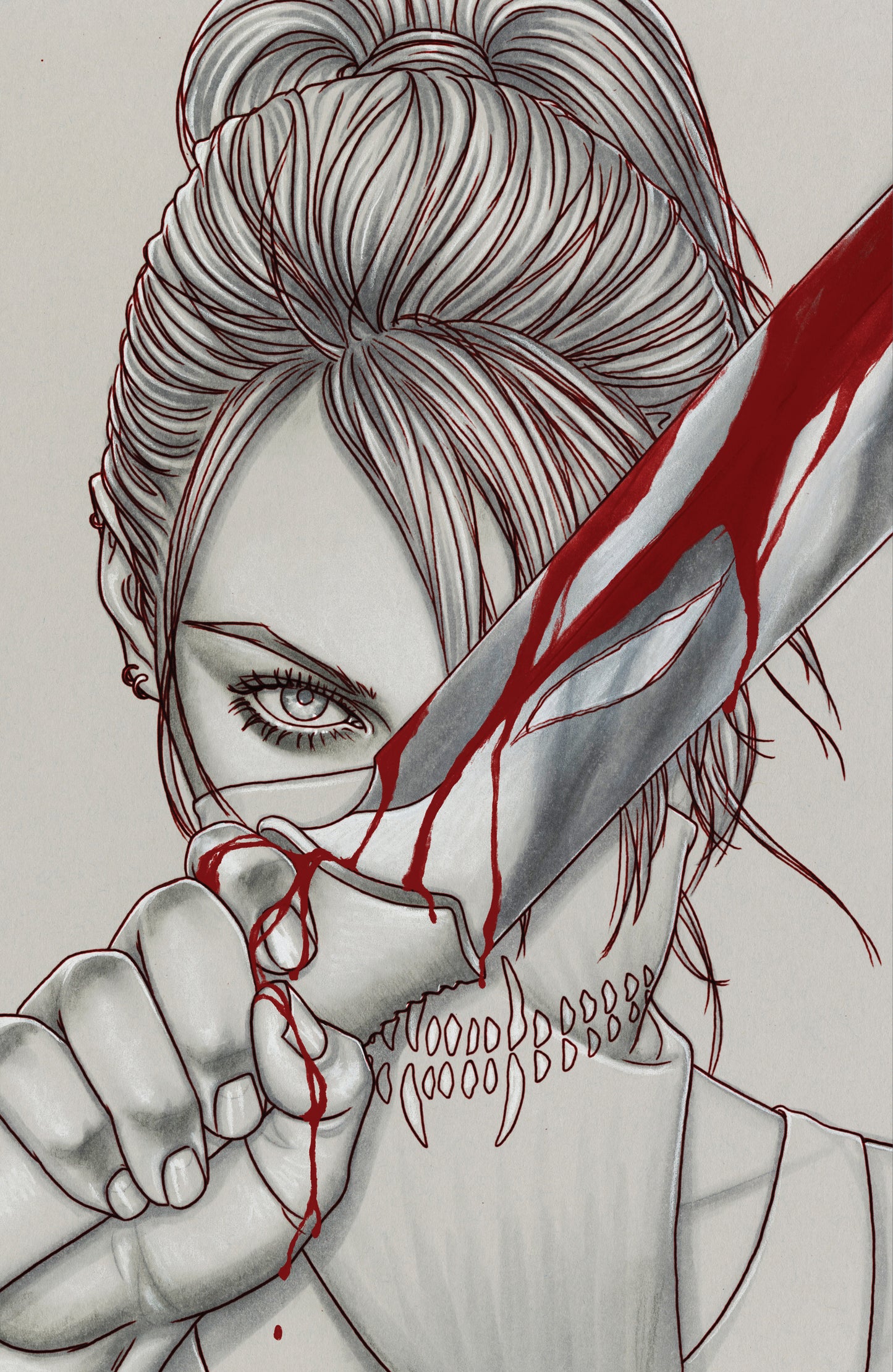 Something Is Killing the Children #1 Sanctum Sanctorum Comics Jenny Frison Black & White Foil Virgin Variant MENA Region Limited Edition