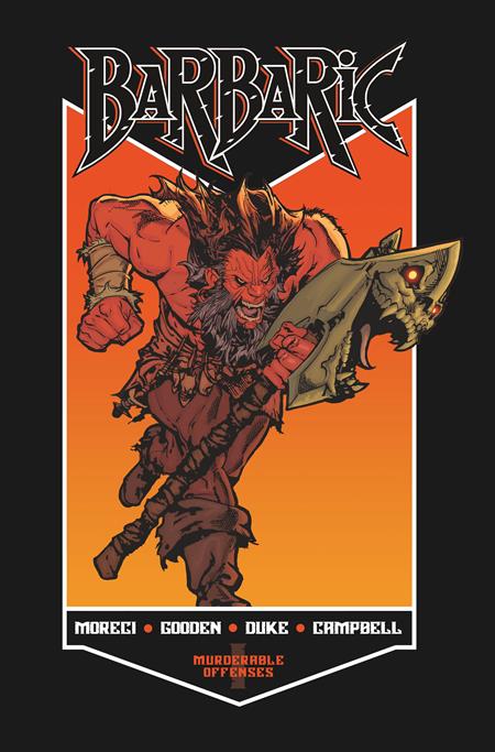 BARBARIC TP VOL 1 MURDERABLE OFFENSES DM EXC CVR