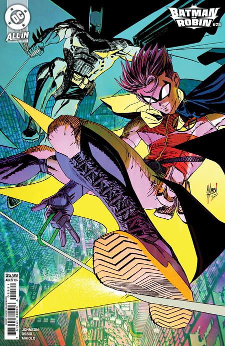 BATMAN AND ROBIN #25 CVR B GUILLEM MARCH CARD STOCK VARIANT