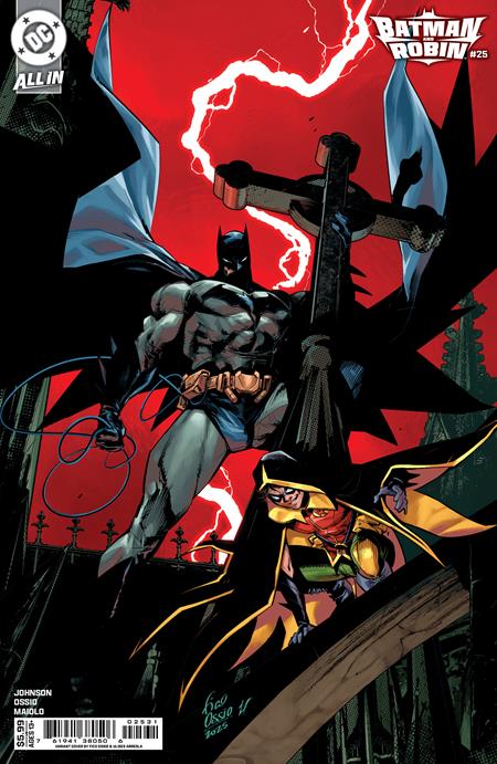 BATMAN AND ROBIN #25 CVR C FICO OSSIO CARD STOCK VAR