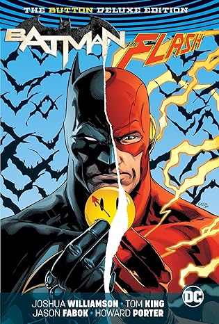 BATMAN FLASH THE BUTTON DELUXE ED HC