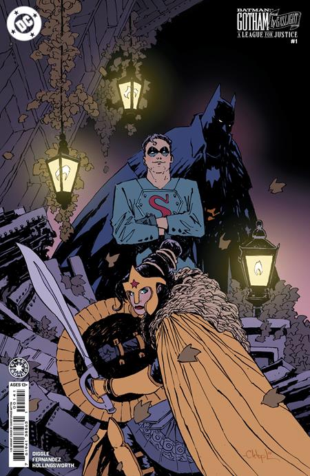 BATMAN GOTHAM BY GASLIGHT A LEAGUE FOR JUSTICE #1 (OF 6) CVR D INC 1:25 CHRISTOPHER MITTEN CARD STOCK VAR