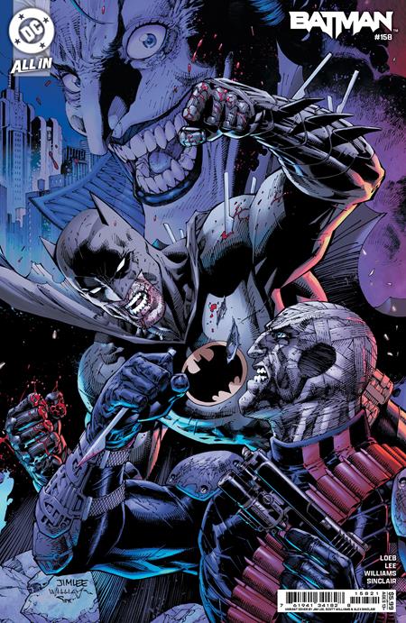 BATMAN #158 CVR B JIM LEE & SCOTT WILLIAMS CONNECTING COVER BUNDLE OF 2