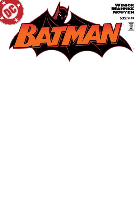 BATMAN #635 FACSIMILE EDITION CVR D BLANK