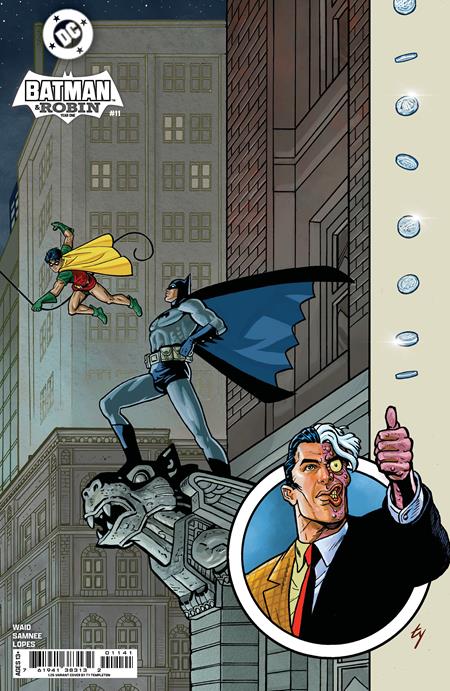 BATMAN & ROBIN YEAR ONE #11 (OF 12) CVR D INC 1:25 TY TEMPLETON CARD STOCK VAR
