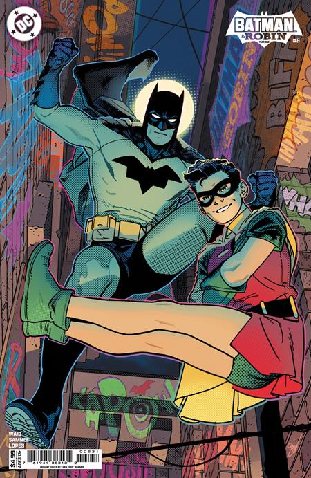 BATMAN & ROBIN YEAR ONE #8 (OF 12) CVR C EVAN DOC SHANER CARD STOCK VAR