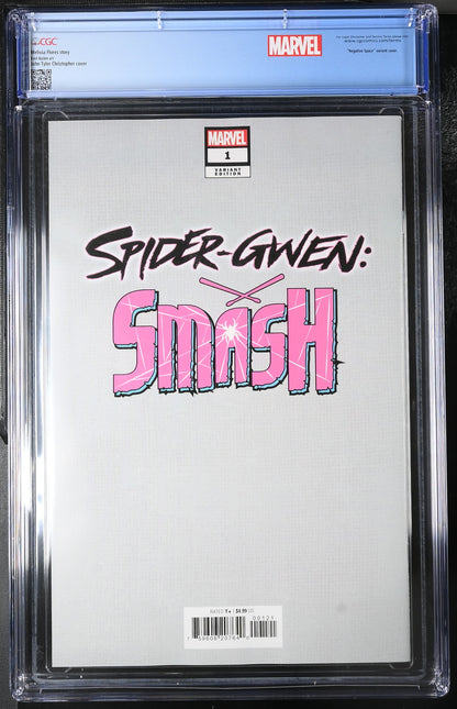 Spider-Gwen: Smash #1 CGC 9.8 – Negative Space Variant | Marvel Comics | White Pages