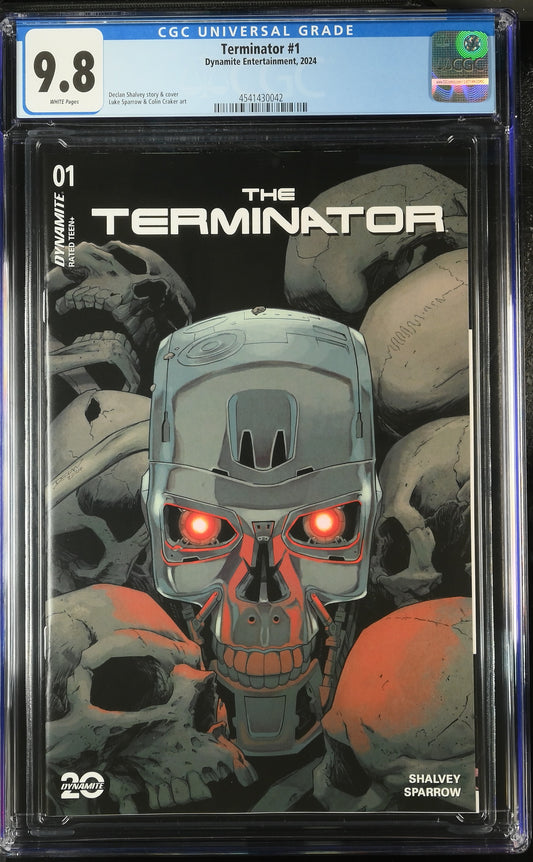 The Terminator #1 CGC 9.8 White Pages | Dynamite Entertainment (2024) | First Issue