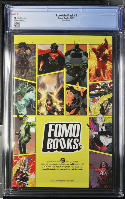 Absolute Flash #1 – CGC 9.8 Universal Grade | UAE Edition | FOMO Books Exclusive