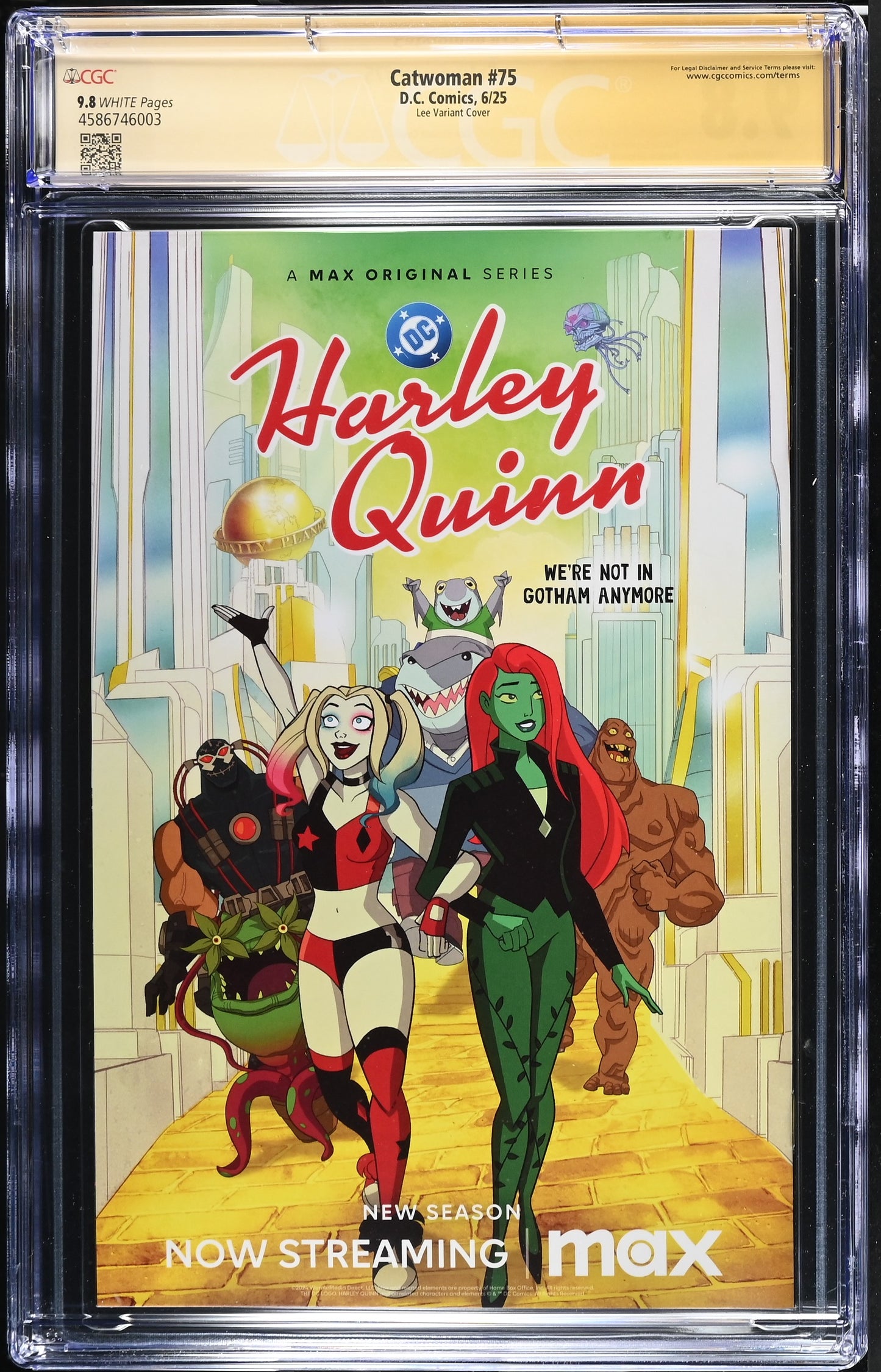 Catwoman #75 – CGC 9.8 Signature Series | InHyuk Lee Variant | Signed & Sketched | DC Comics