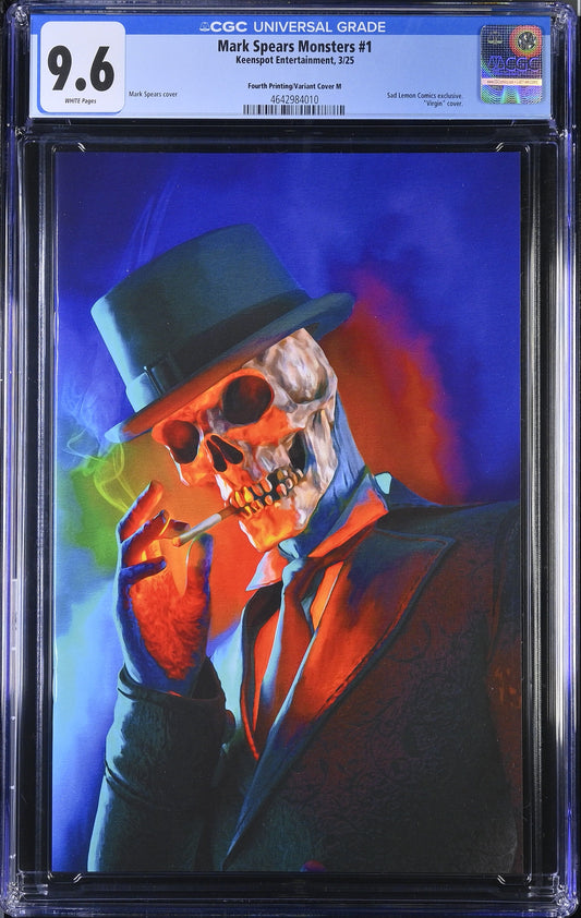 Mark Spears Monsters #1 Cover M – Virgin Variant (Sad Lemon Comics Exclusive) CGC 9.6