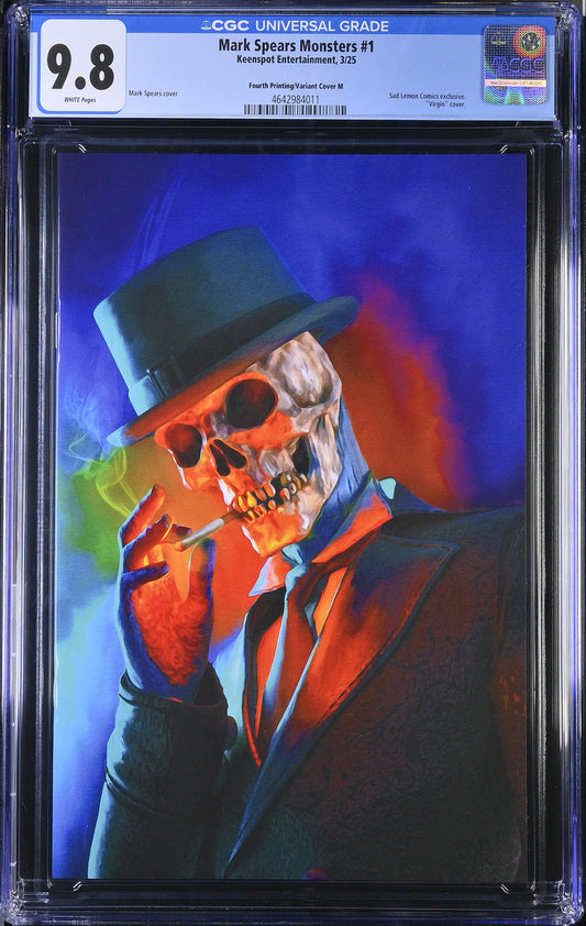 Mark Spears Monsters #1 Cover M – Virgin Variant (Sad Lemon Comics Exclusive) CGC 9.8