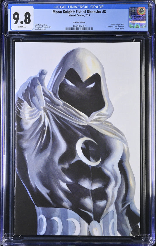 Moon Knight: Fist of Khonshu #8 – Timeless Virgin Variant (Alex Ross Cover) CGC 9.8