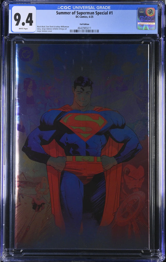 Summer of Superman Special #1 – Foil CGC 9.4