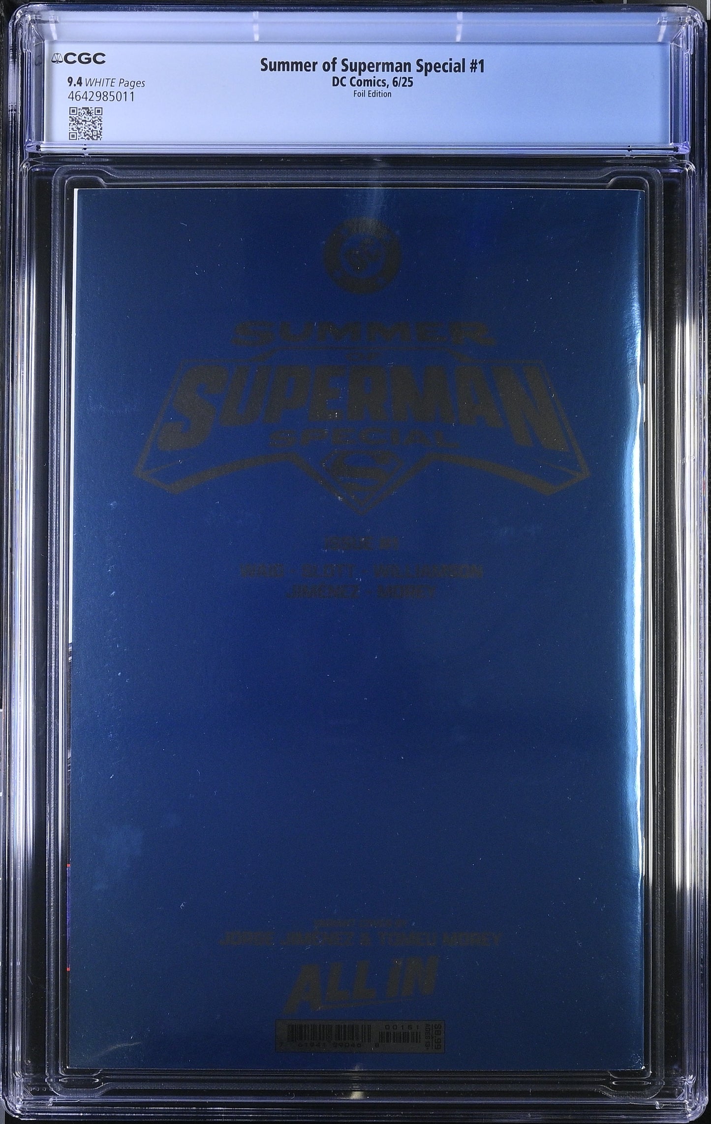 Summer of Superman Special #1 – Foil CGC 9.4