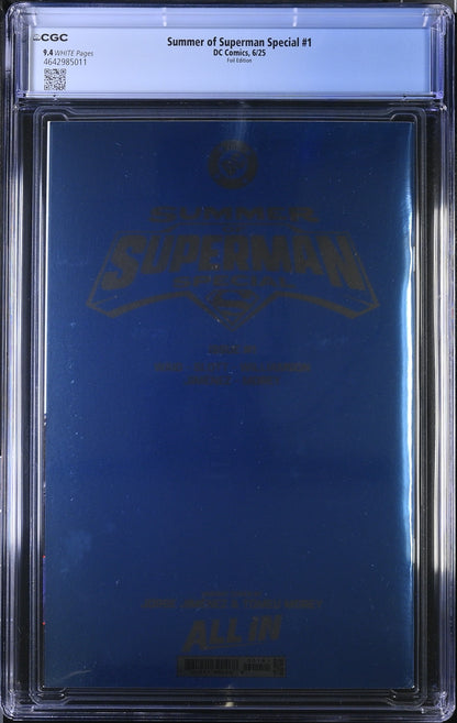Summer of Superman Special #1 – Foil CGC 9.4