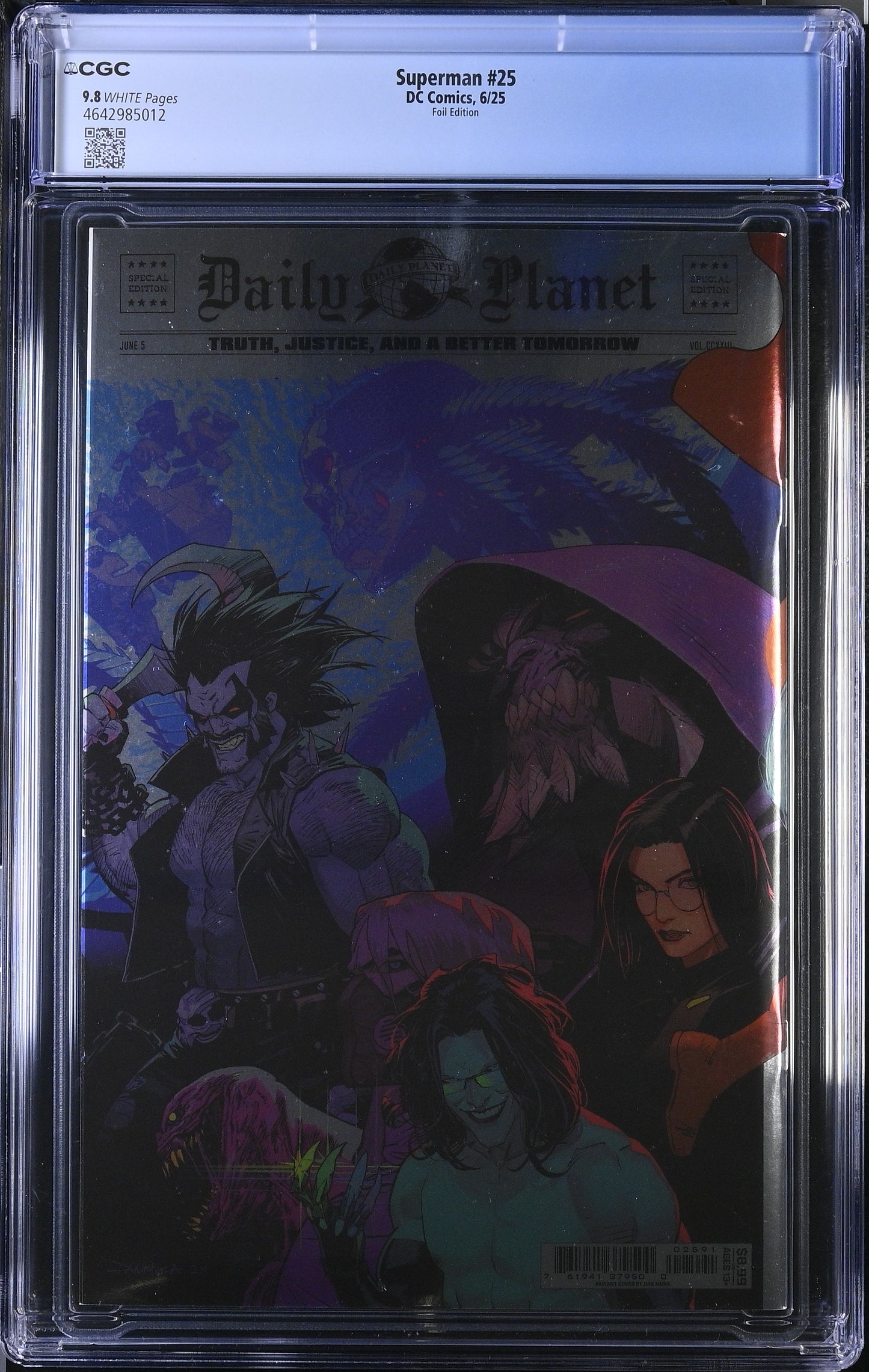 Superman #25 – Foil Variant CGC 9.8 (DC Comics)