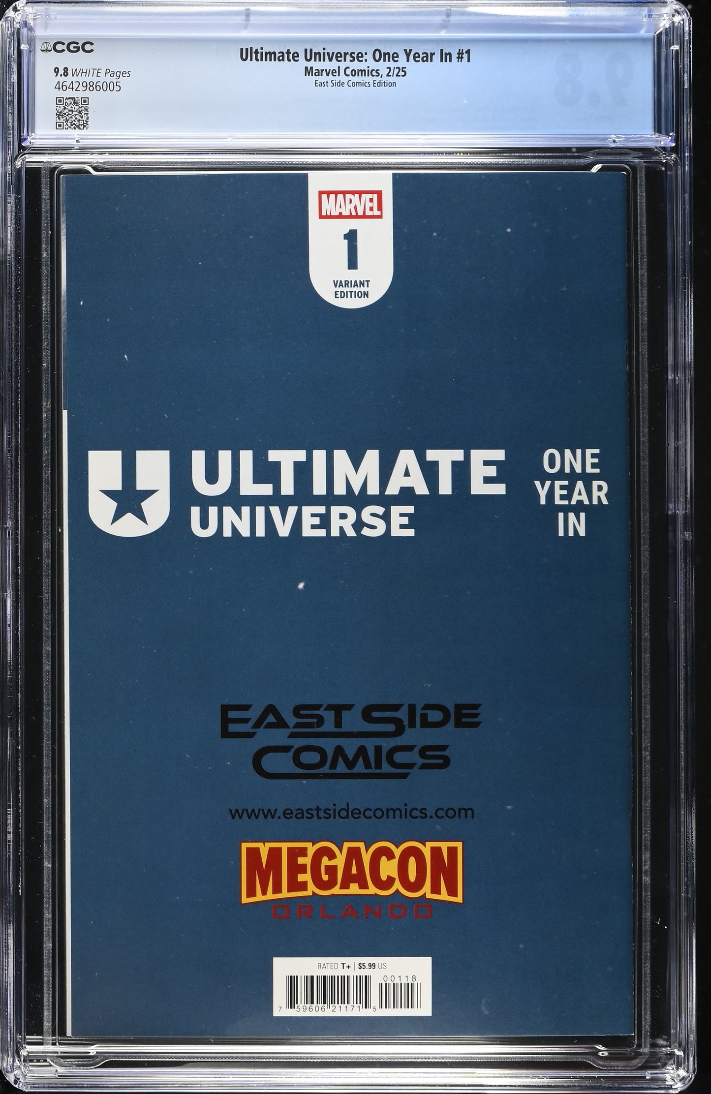 Ultimate Universe: One Year In #1 – East Side Comics Virgin Variant (MegaCon Exclusive) CGC 9.8