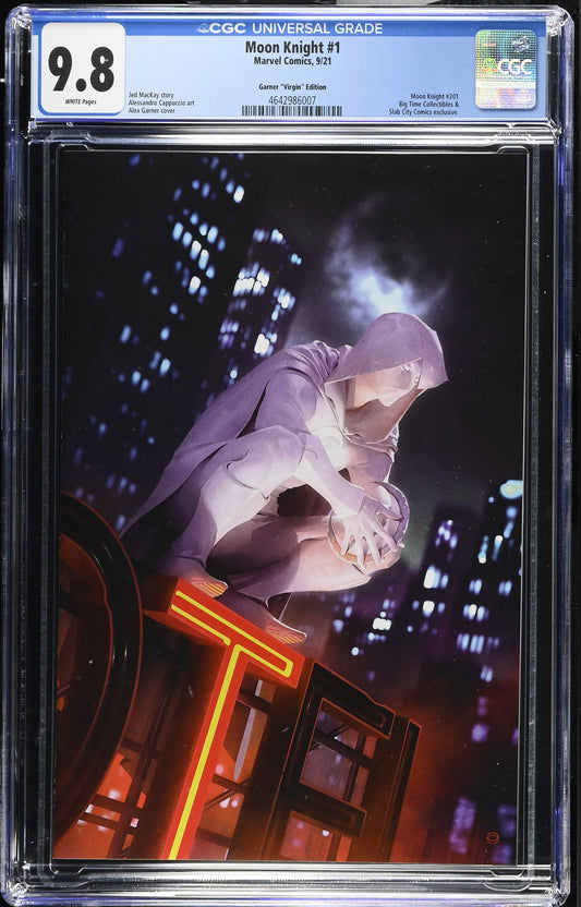 Moon Knight #1 – Garner Virgin Variant (Big Time Collectibles / Slab City Comics Exclusive) CGC 9.8