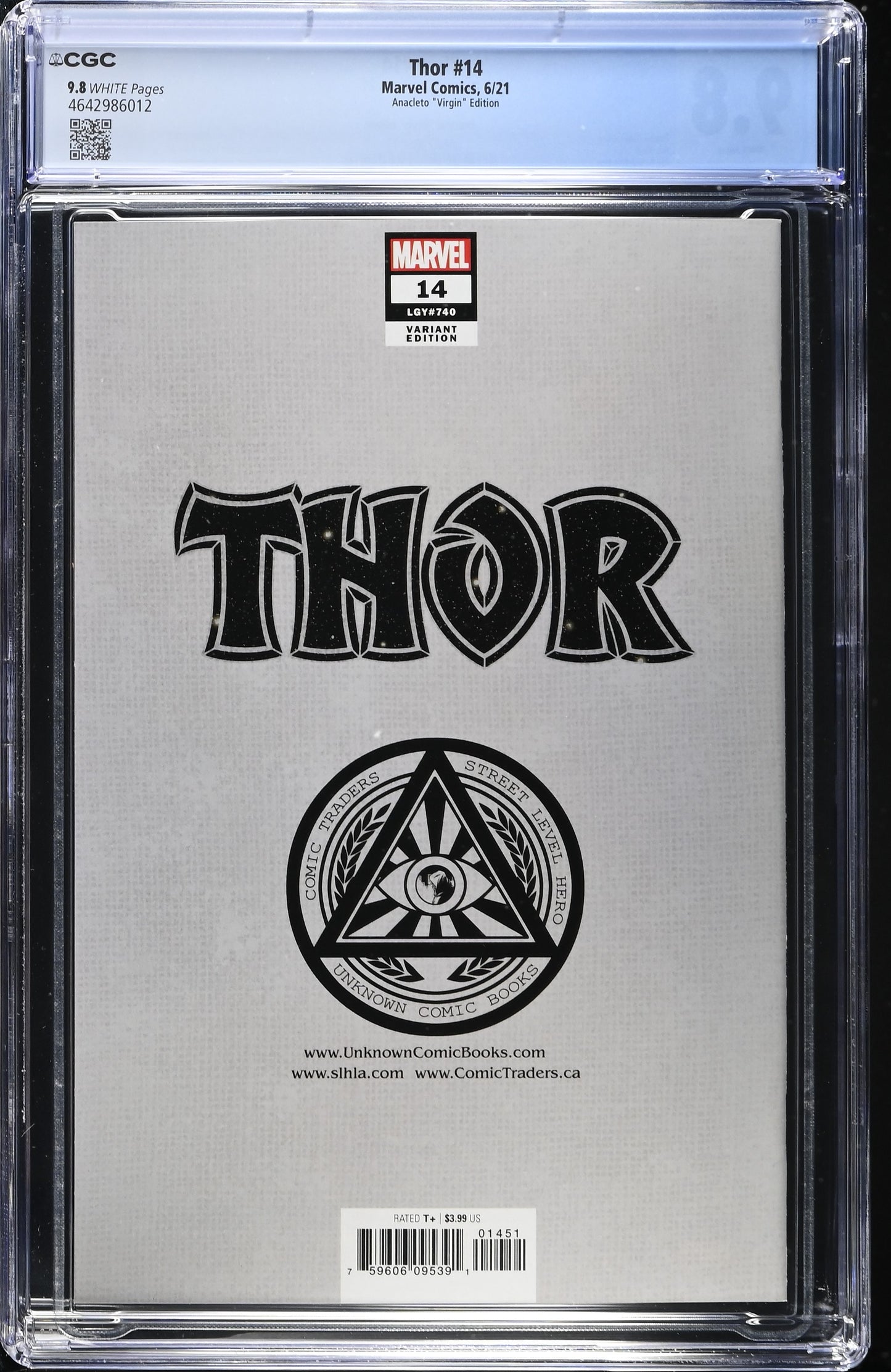 Thor #14 – Anacleto Virgin Variant (Comic Traders / Street Level Hero Exclusive) CGC 9.8