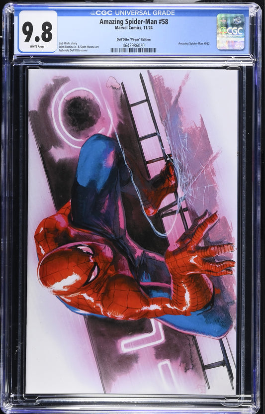 Amazing Spider-Man #58 – Gabriele Dell’Otto Virgin Variant CGC 9.8
