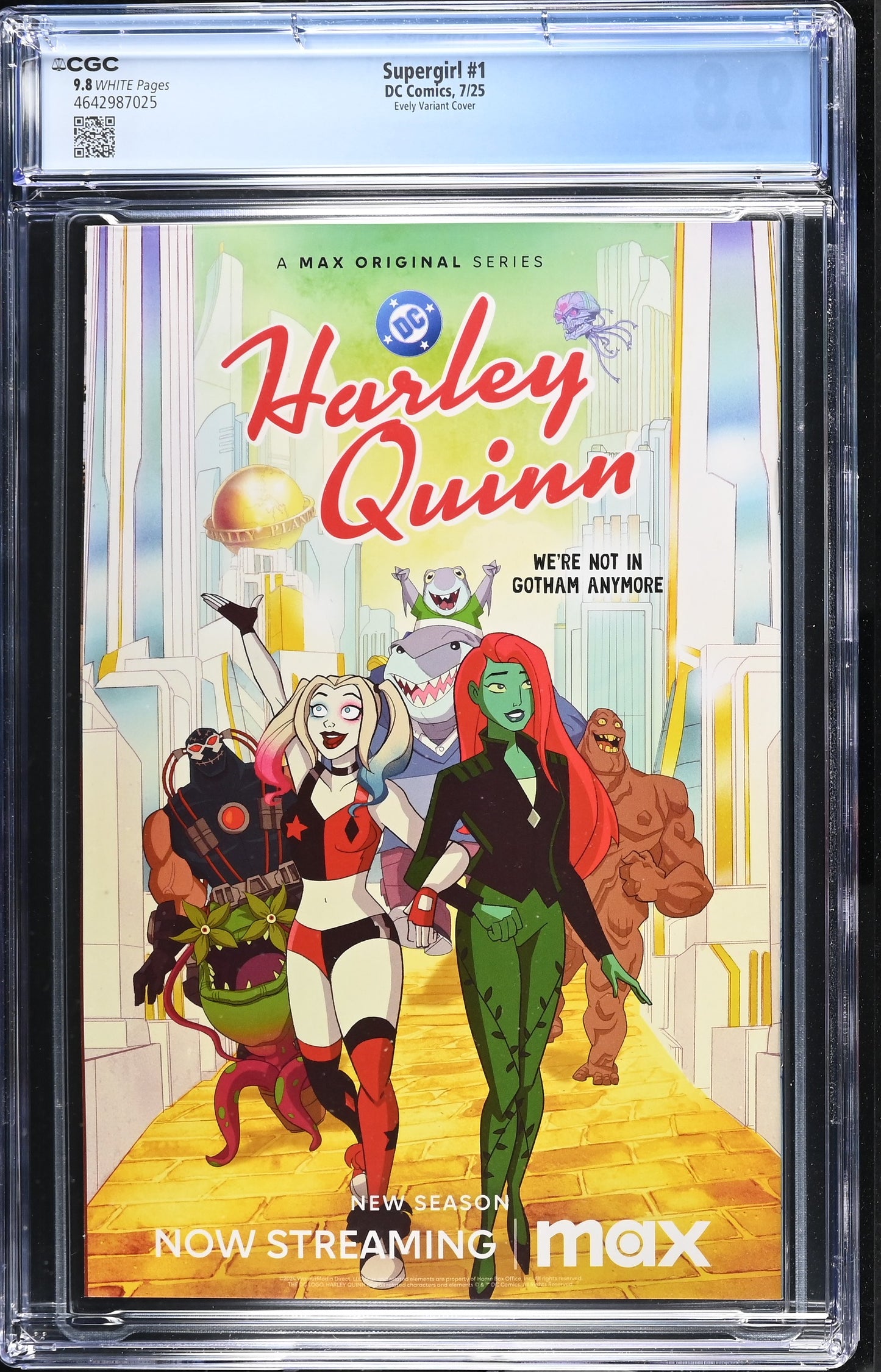 Supergirl #1 – CGC 9.8 White Pages | Evely Ratio 1:25 Cover | DC Comics 2025