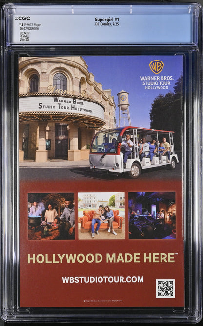 Supergirl #1 – CGC 9.8 White Pages | Cover A| DC Comics 2025