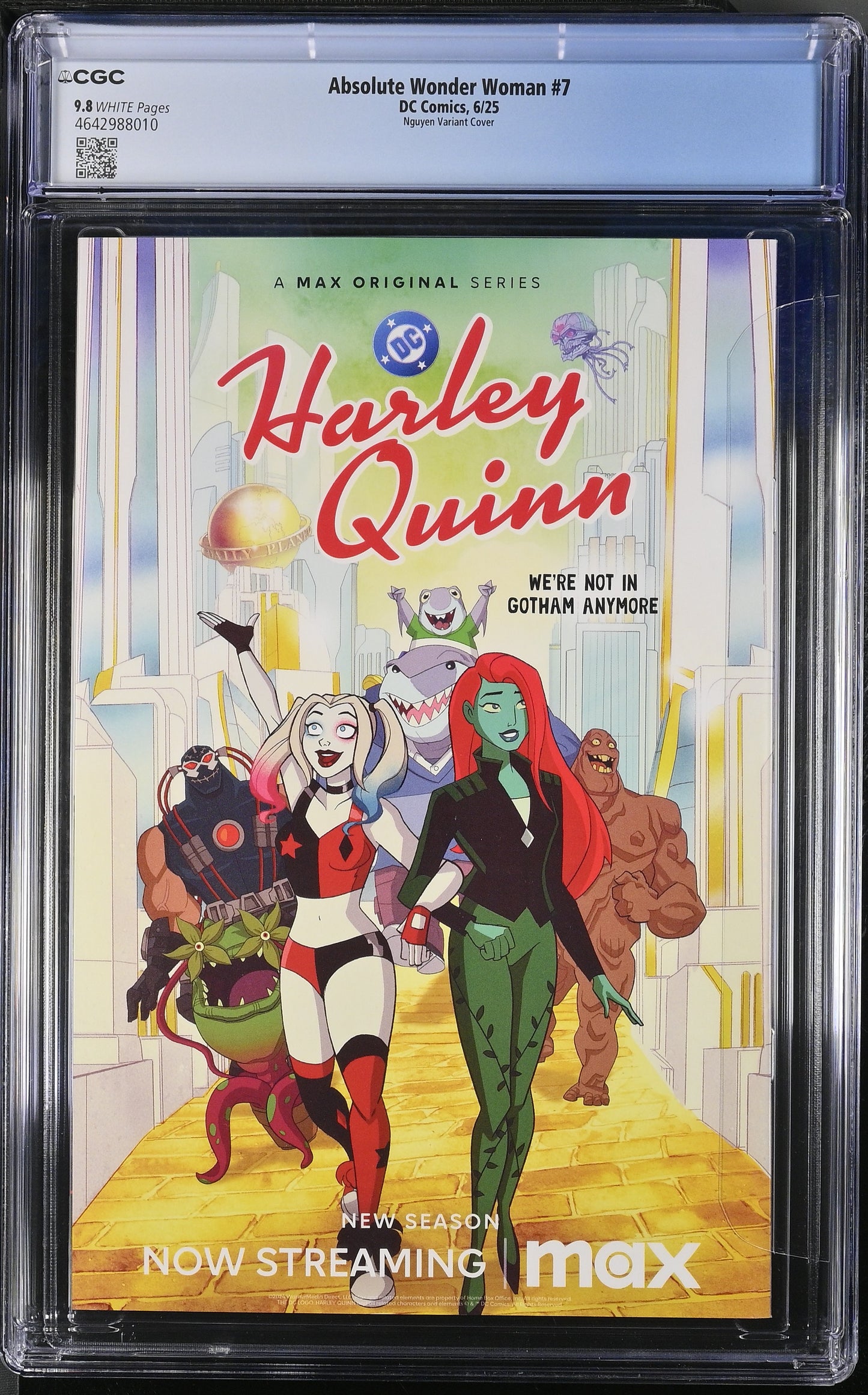 Absolute Wonder Woman #7 – CGC 9.8 White Pages | Nguyen Ratio 1:25 Cover | DC Comics 2025