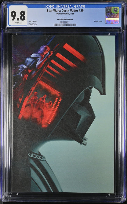 Star Wars: Darth Vader #29 – CGC 9.8 White Pages | East Side Comics Virgin Variant | Marvel Comics 2023