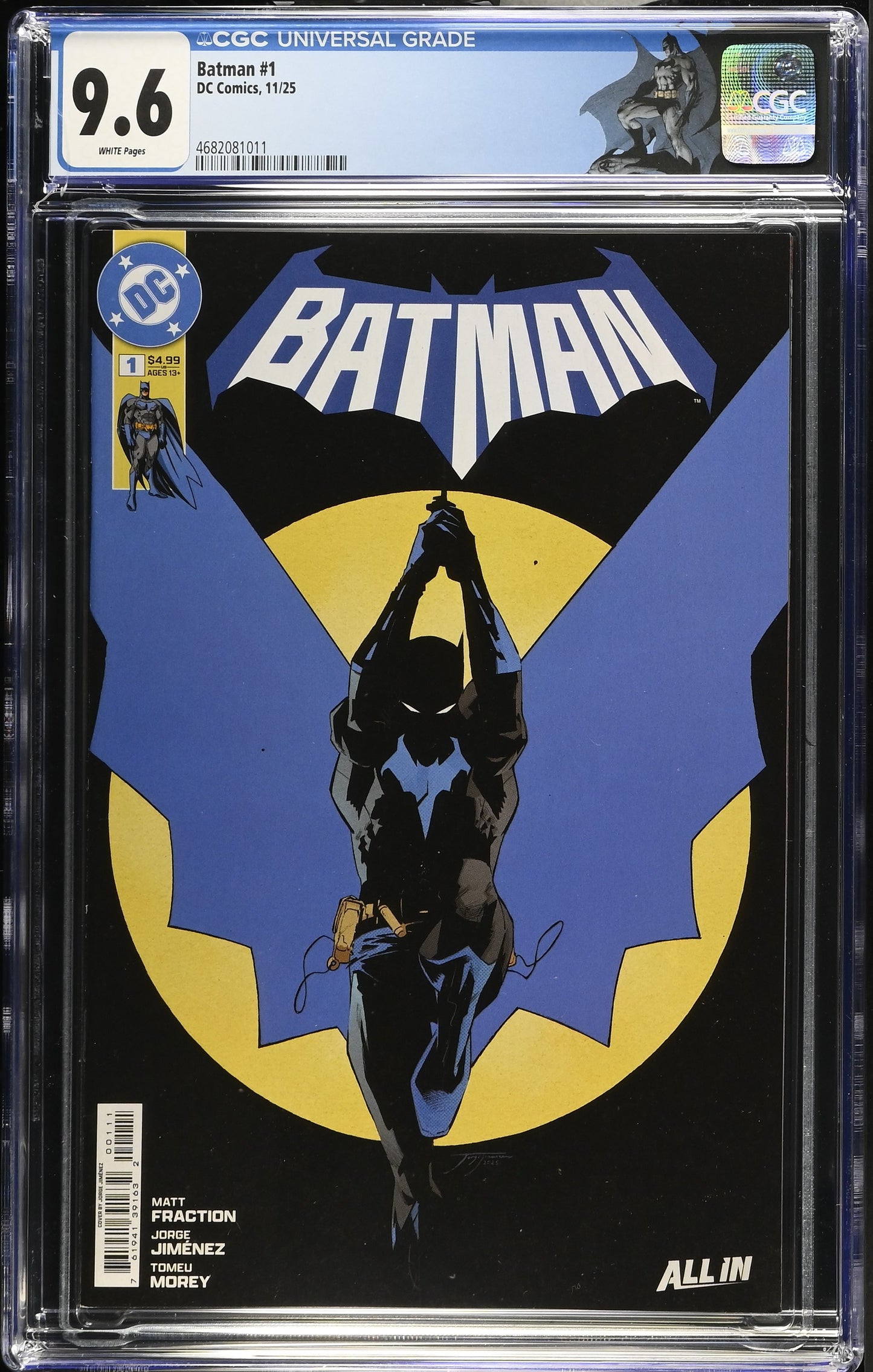 Batman #1 (2025) CGC 9.6 Jorge Jiménez Cover & Art – Matt Fraction Story