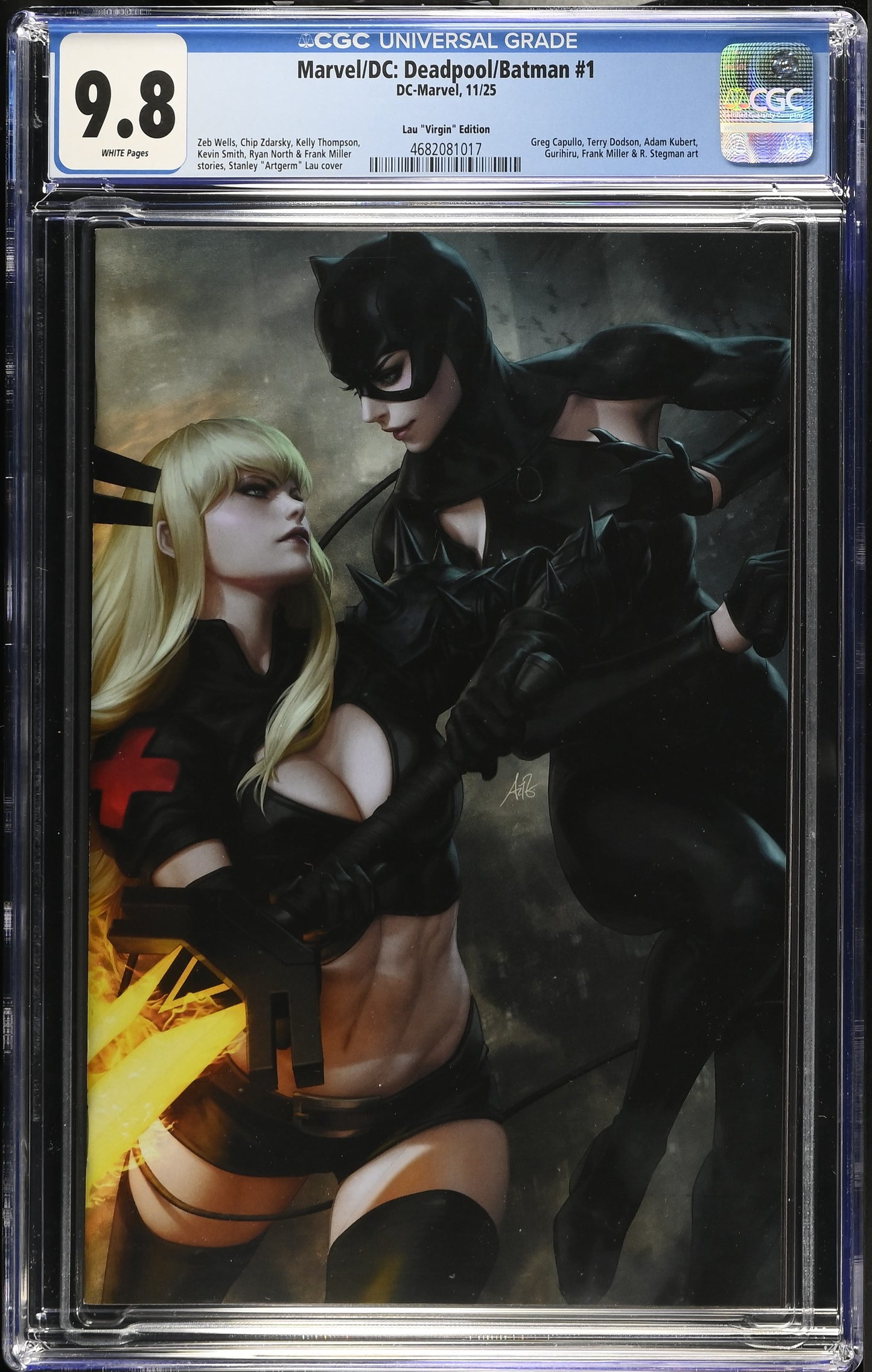 Marvel/DC: Deadpool/Batman #1 (2025) Artgerm Virgin Cover CGC 9.8 Stanley “Artgerm” Lau Variant