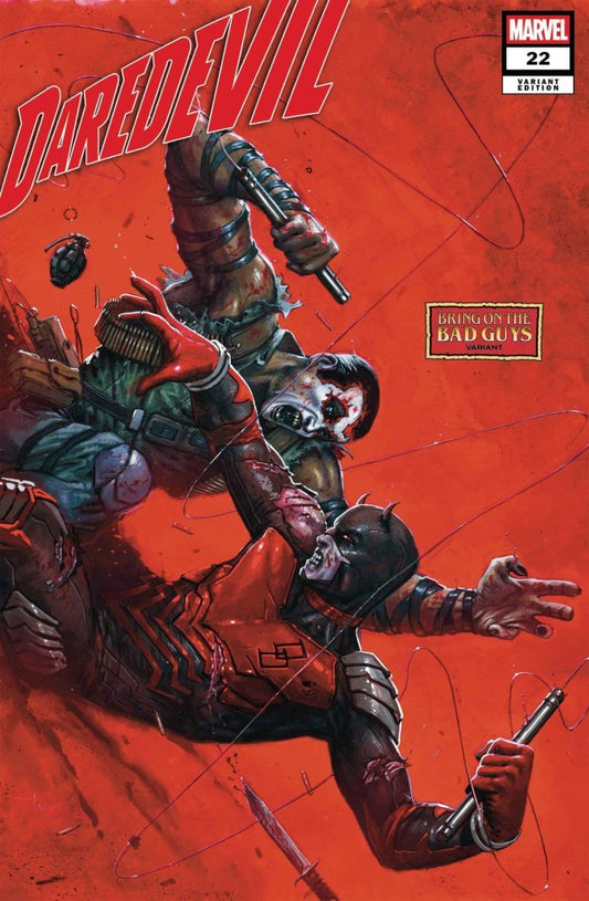 Daredevil #22 Davide Paratore Bring on the Bad Guys Variant