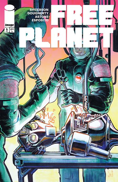 FREE PLANET #6 CVR B JED DOUGHERTY SURGERY VAR