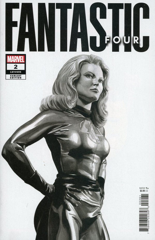 Fantastic Four #2 Alex Ross Black & White Variant